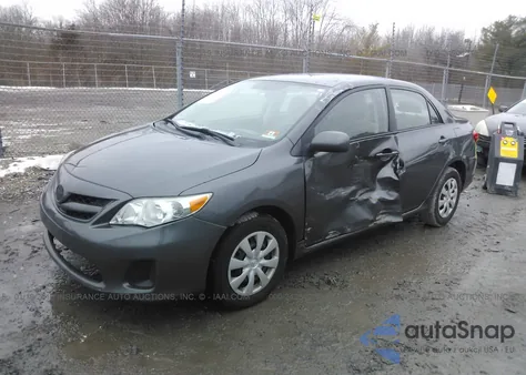 2011 Toyota Corolla Le z USA, uszkodzony, nr VIN 2T1BU4EE9BC651676